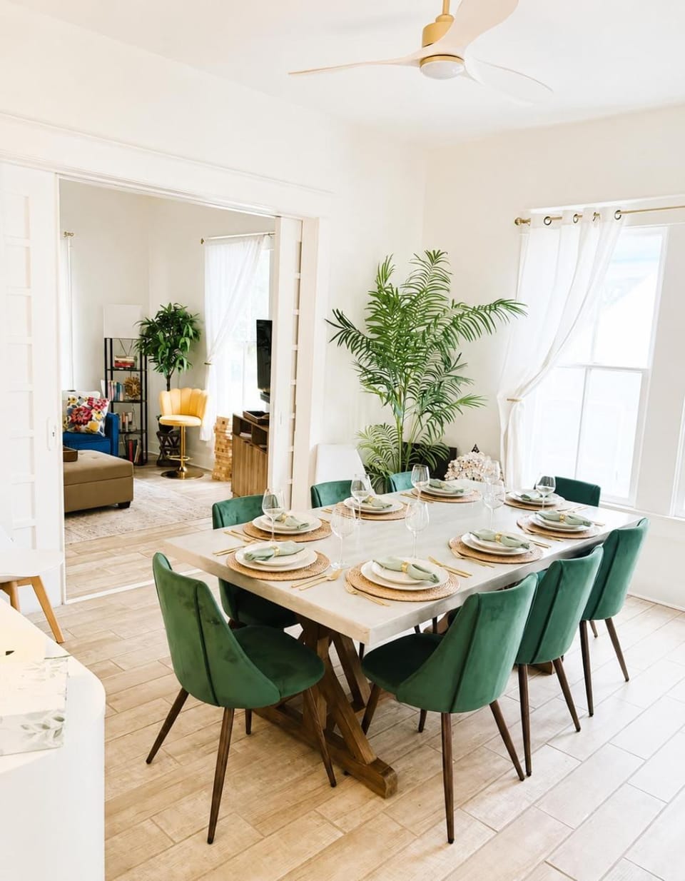 Dining area, Dinner
