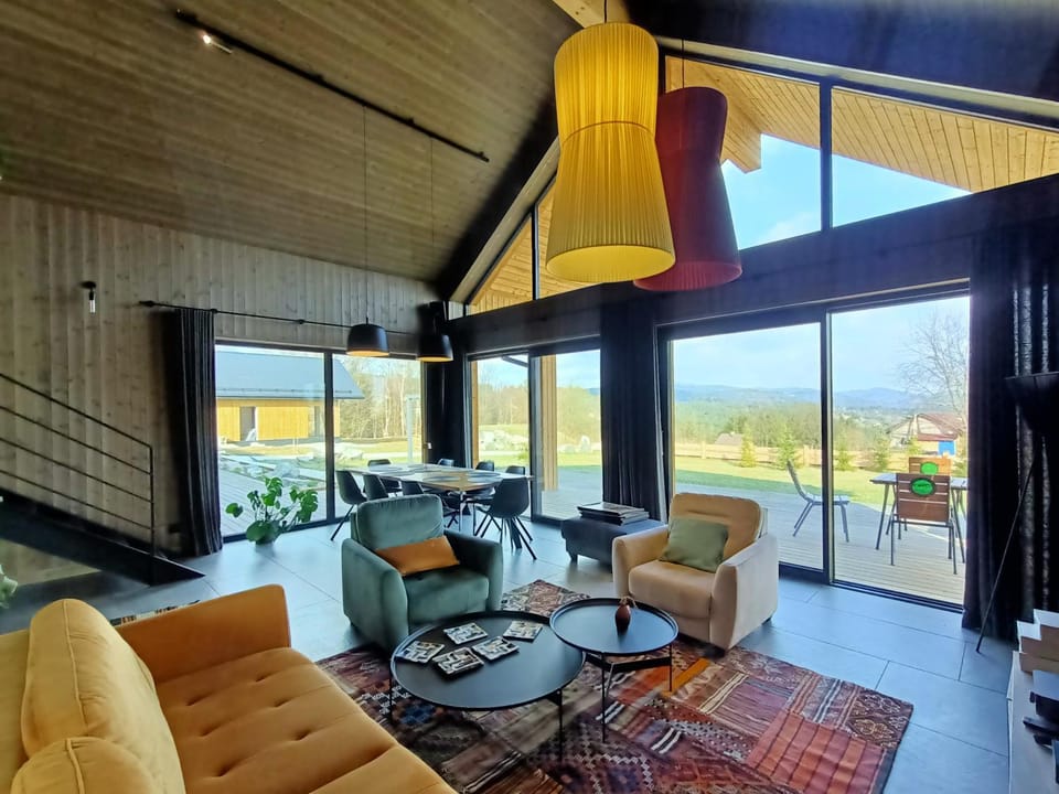 View (from property/room), Living room, Seating area, Dining area