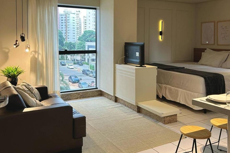 St Oeste Superking Ar, Cozinha, Office, Vaga Apartment hotel in Goiania