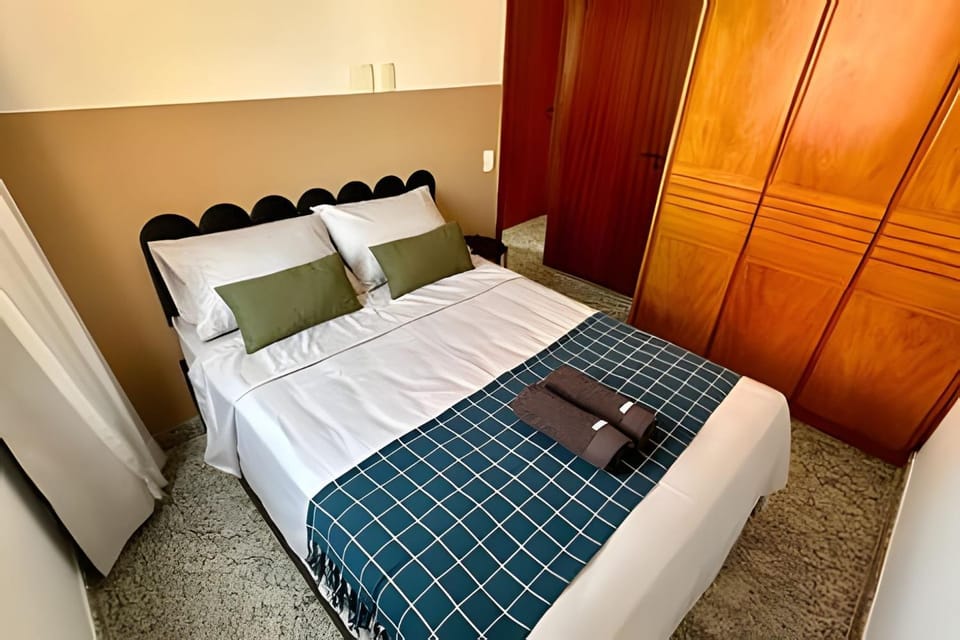 Bed, Photo of the whole room, Bedroom, towels, wardrobe