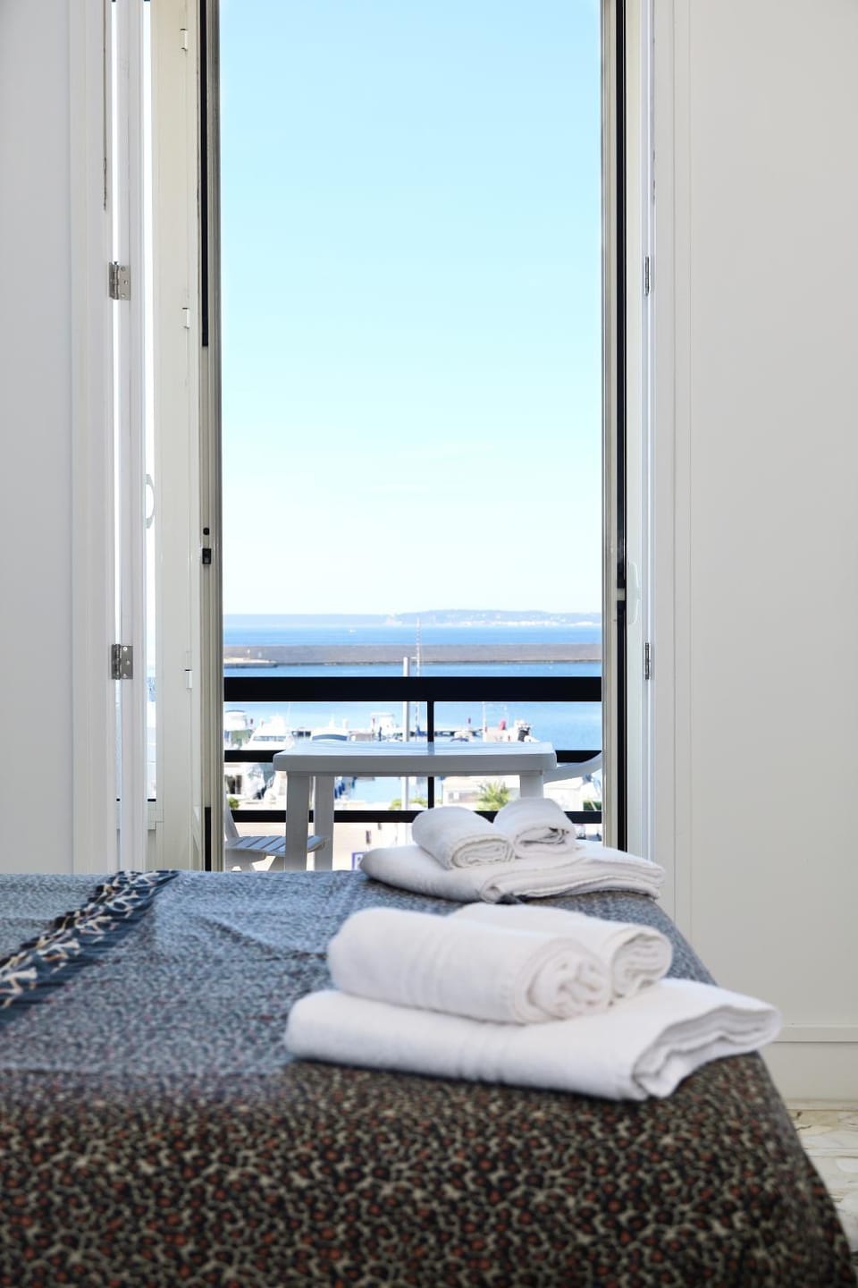Bed, View (from property/room), Sea view