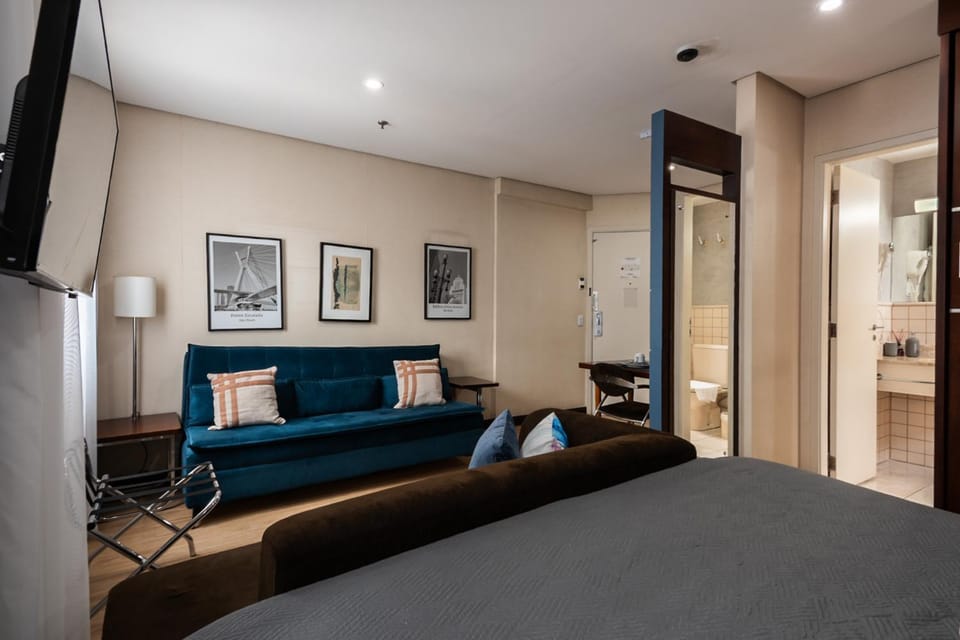 Unique Flat Moderno com Garagem Berrini Prox Consulado USA Ar Condicionado WiFi Apartment in Sao Paulo City