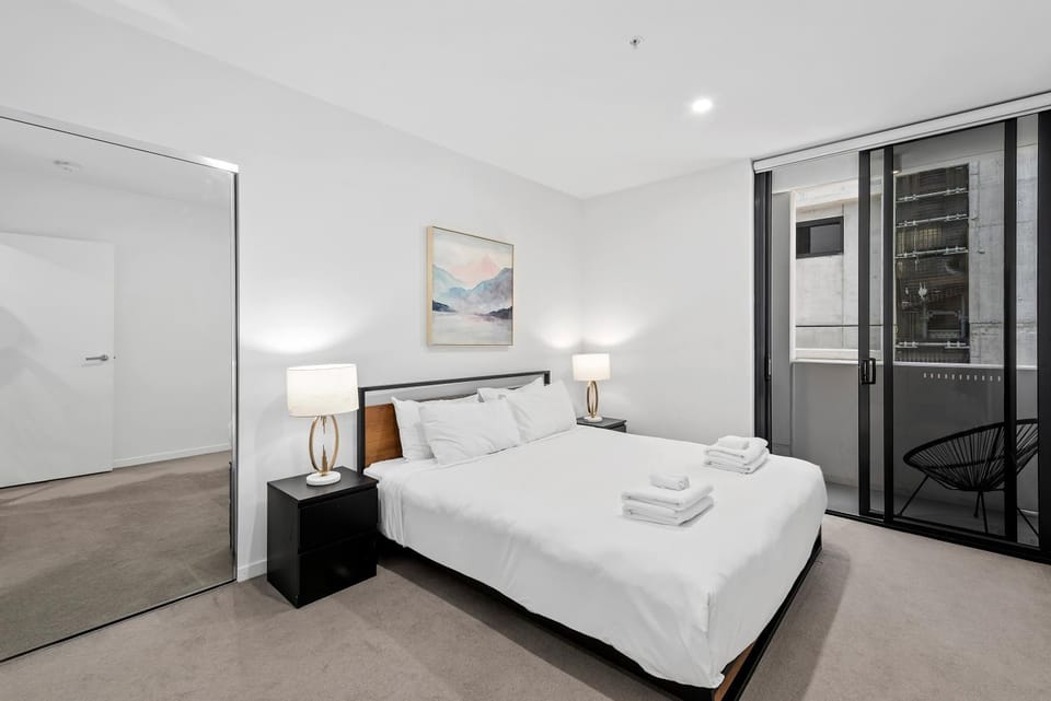 Stylish Apt with King Bed, Gym, Pool Apartment in Brisbane City