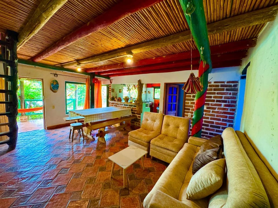 Hermosa cabaña rural con acceso a lago natural, 20 minutos de Villa de Leyva House in Cundinamarca, Colombia