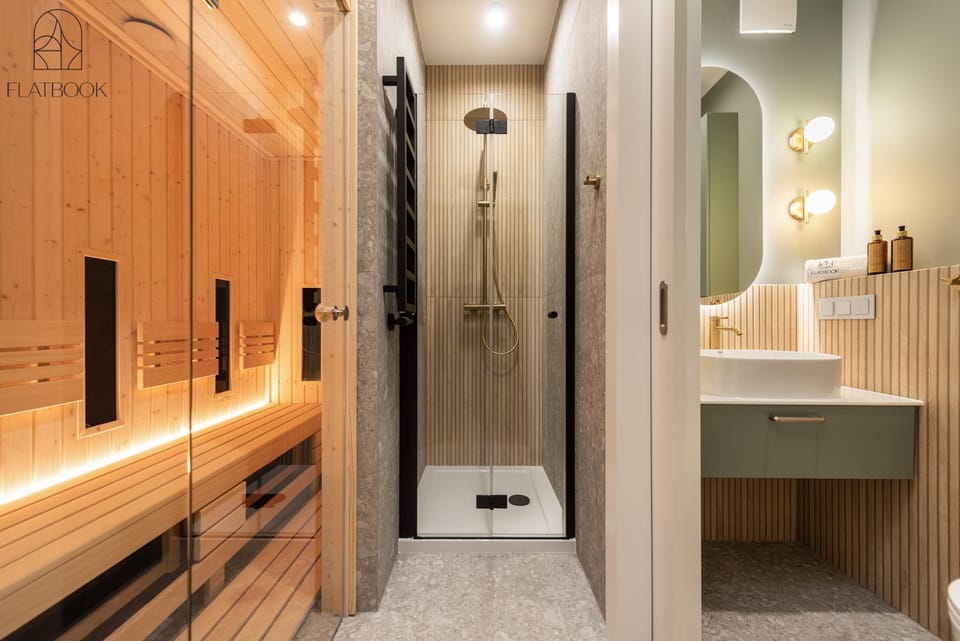 Shower, Sauna, Bathroom