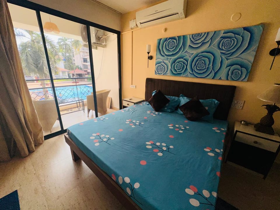 Neon Nirvana Deluxe Apartments in North Goa Near Calangute Candolim Anjuna Apartment in Calangute