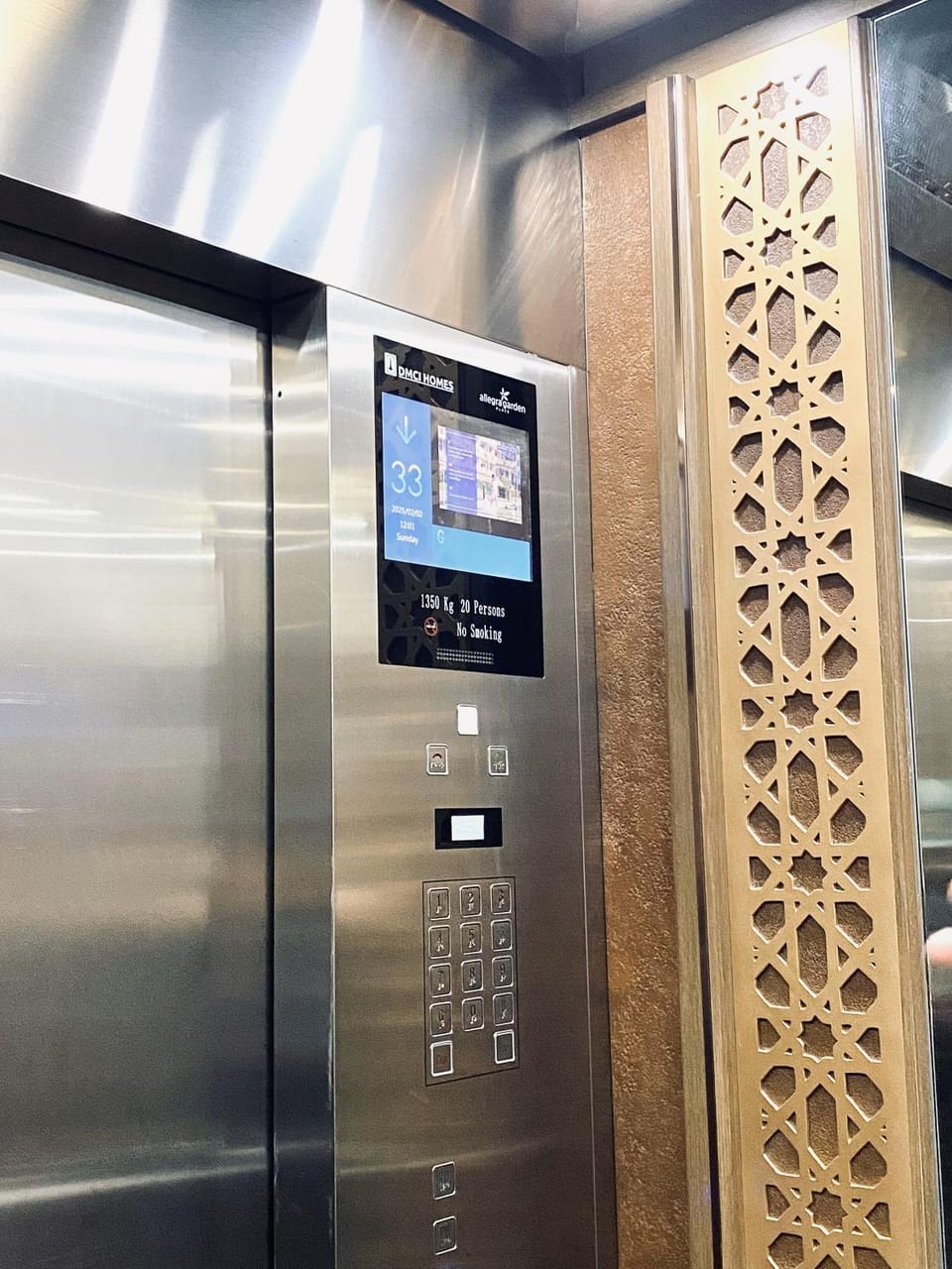 Property building, elevator