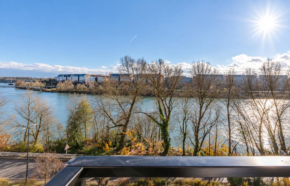 Property building, Nearby landmark, Natural landscape, River view