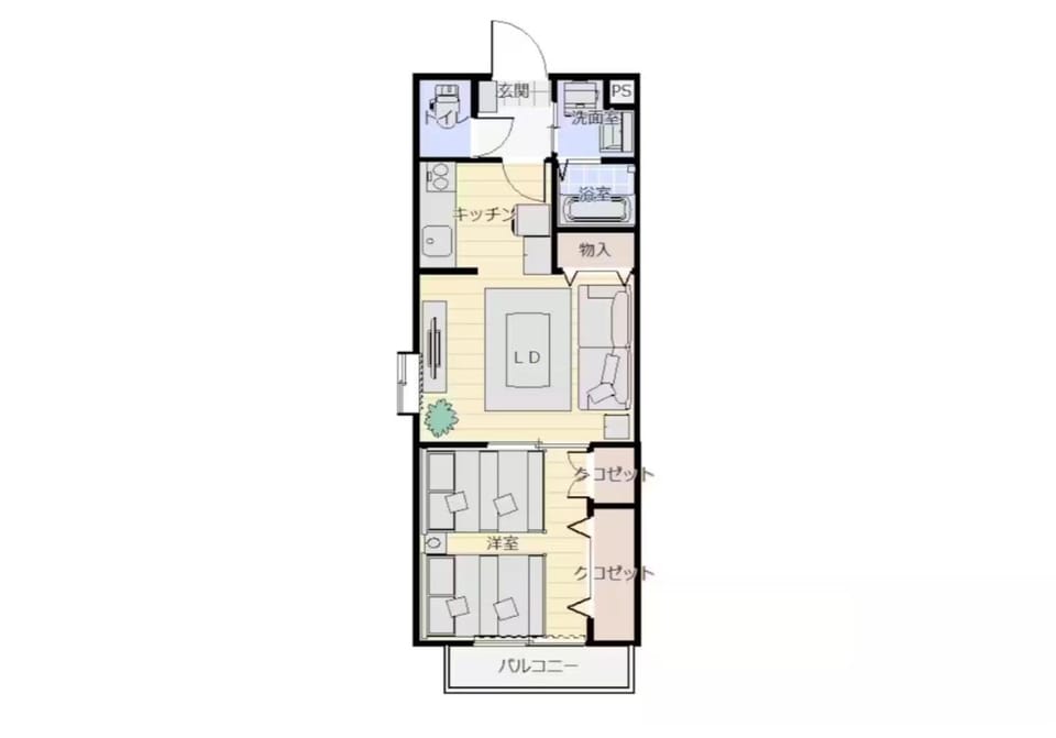 Alphabed松山城西 Apartment in Japan