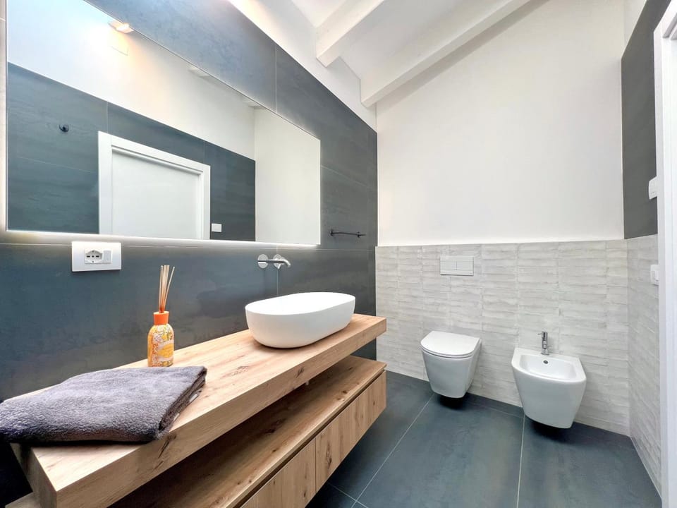 Toilet, Bathroom, bidet, towels