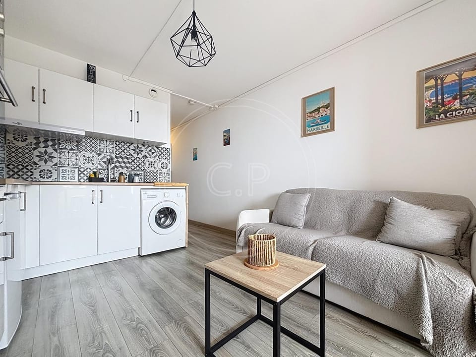 Living room, kitchen