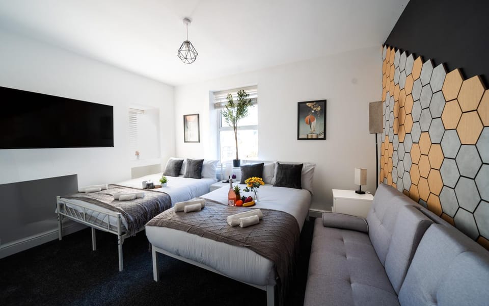 Open Mind Property - Cozy Flat with 2 Double Beds Apartment in Bognor Regis