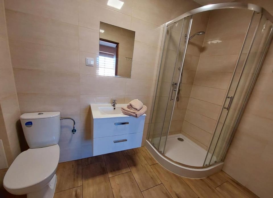 Shower, Toilet, Bathroom, towels