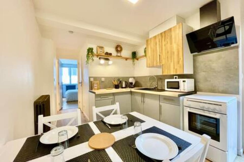 The Terrace - Near Downtown - BBQ Apartment in Saint-Nazaire