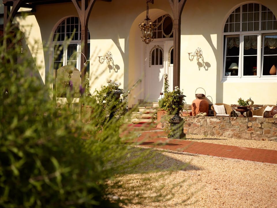Property building, Garden view