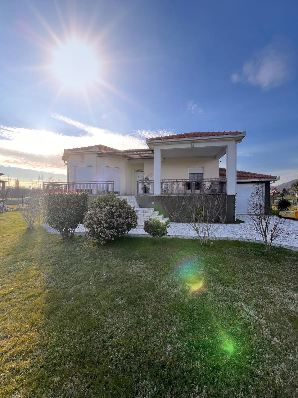 Property building, Garden view