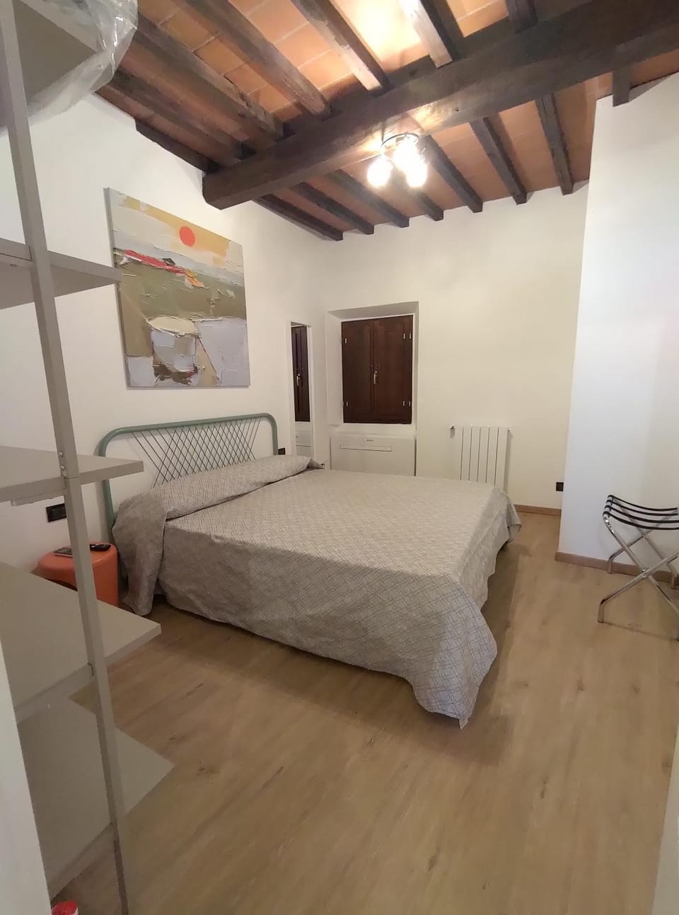 Bed, Photo of the whole room, Bedroom, wardrobe, air conditioner