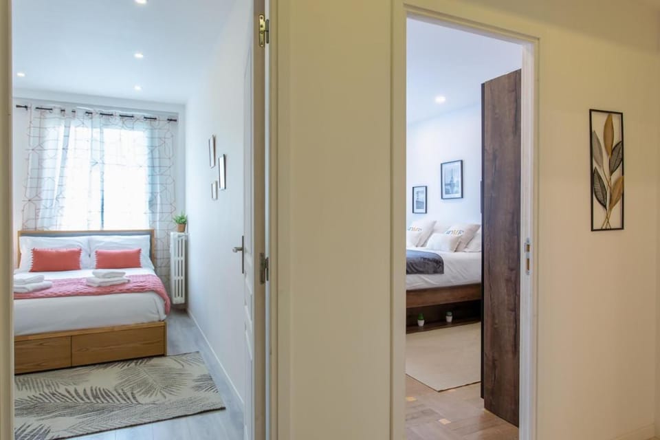 L38 Staywizus - Suite Fleur 7min Walk To Beach, Free Parking Balcony & AC Apartment in Nice