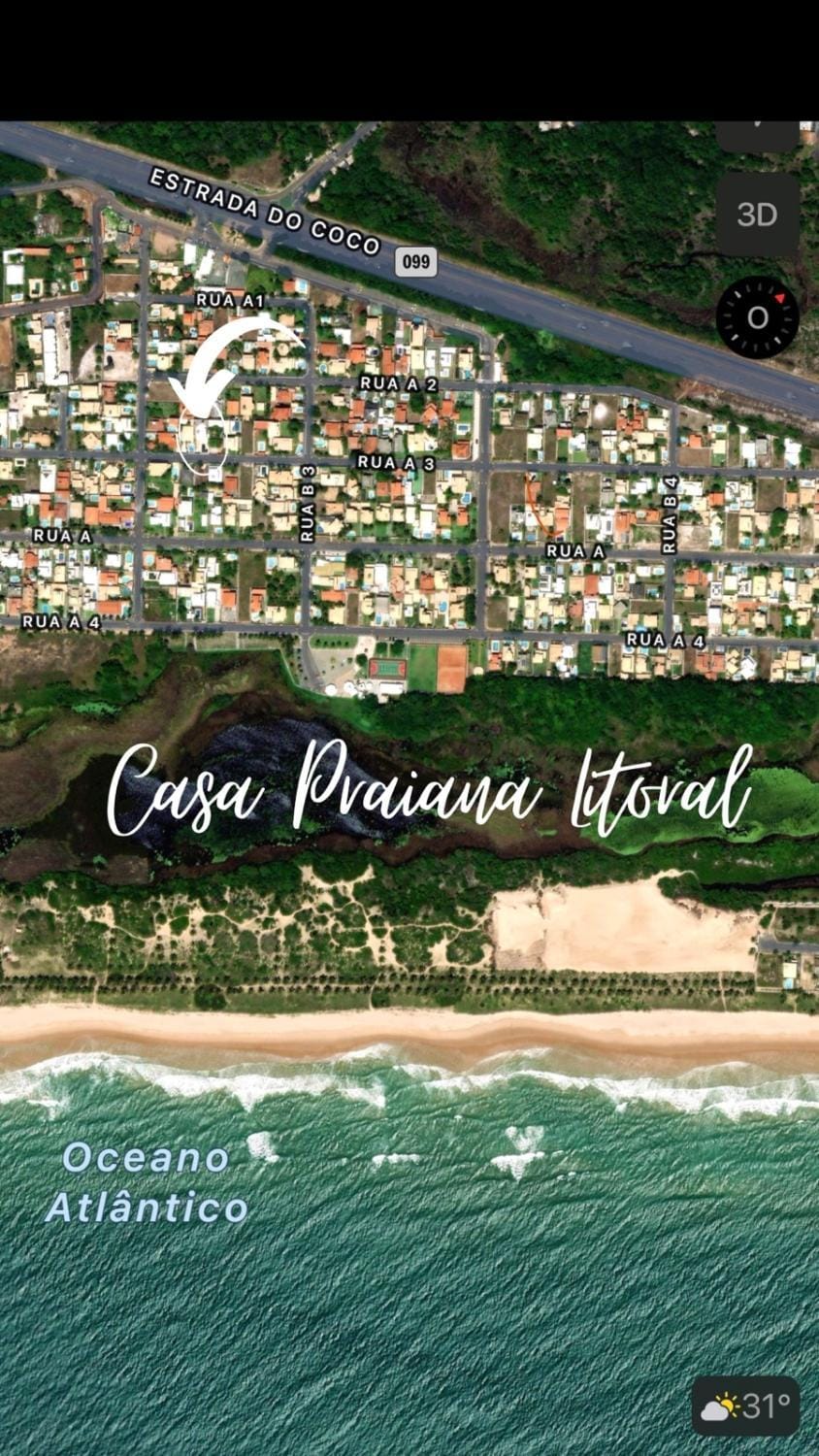 Casa Praiana Litoral House in State of Bahia