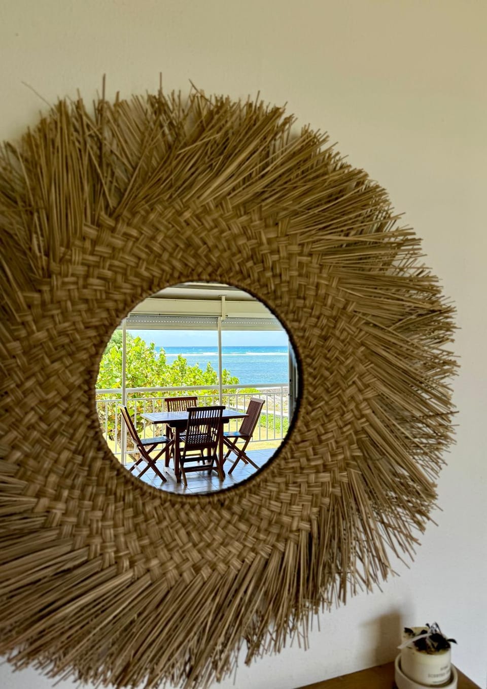 Natural landscape, Living room, Seating area, Sea view