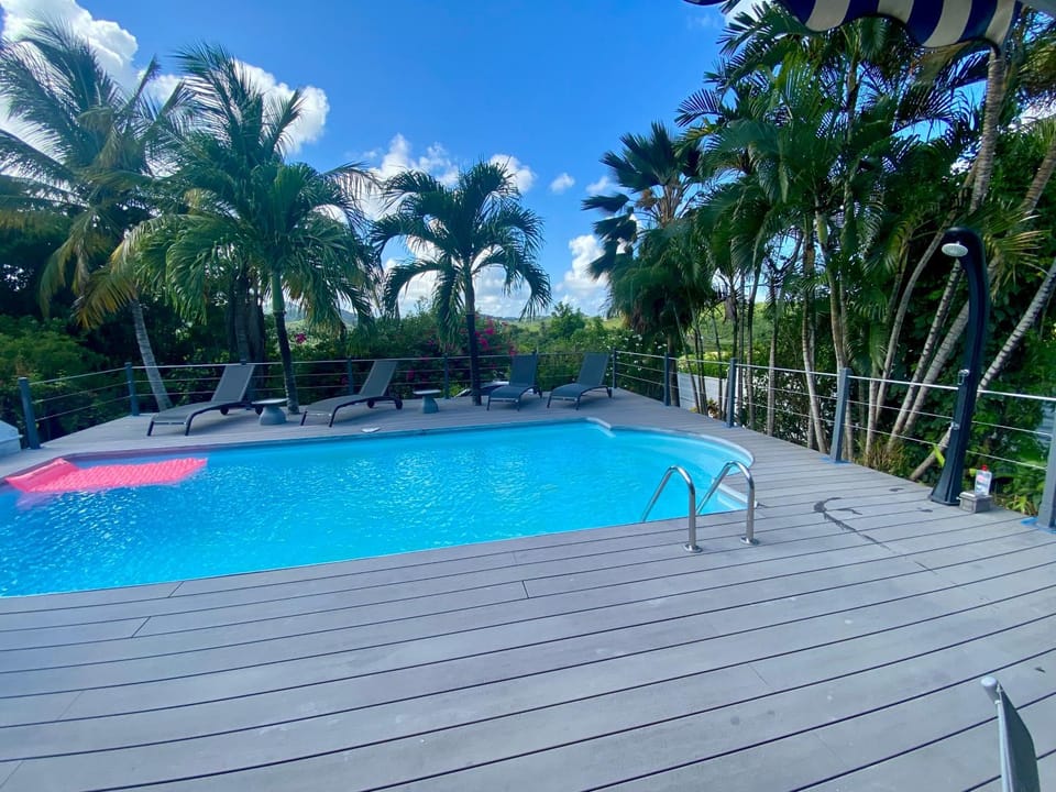 Villa la Flamboyante 4 étoiles, 4 Clévacances Villa in Sainte-Anne