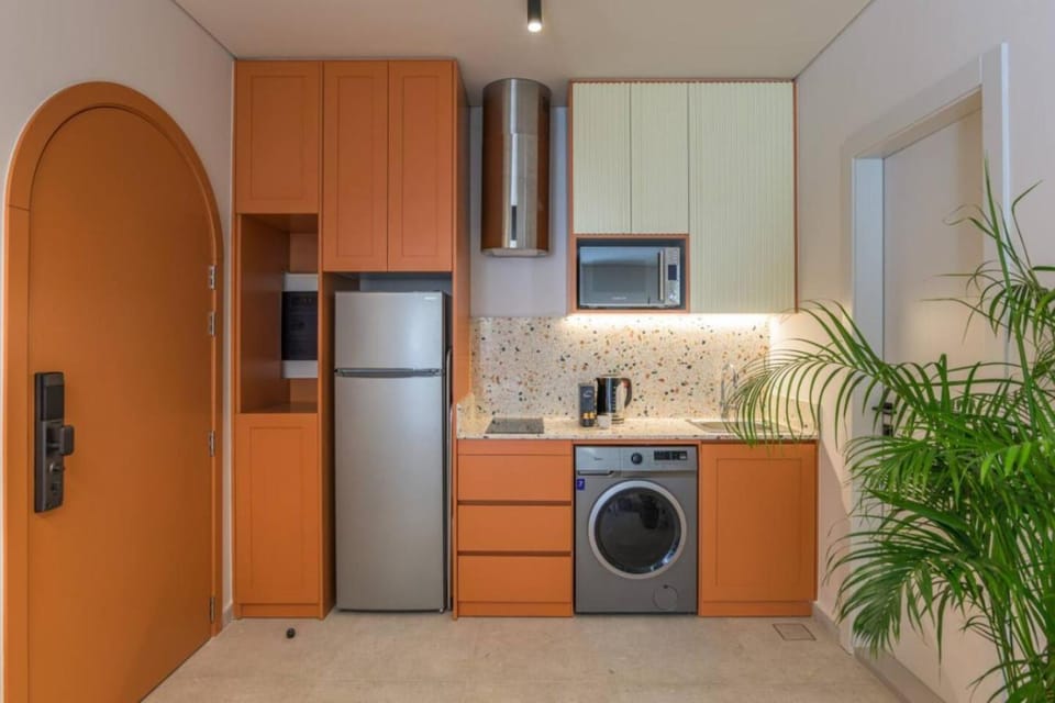 Coffee/tea facilities, Kitchen or kitchenette, washing machine