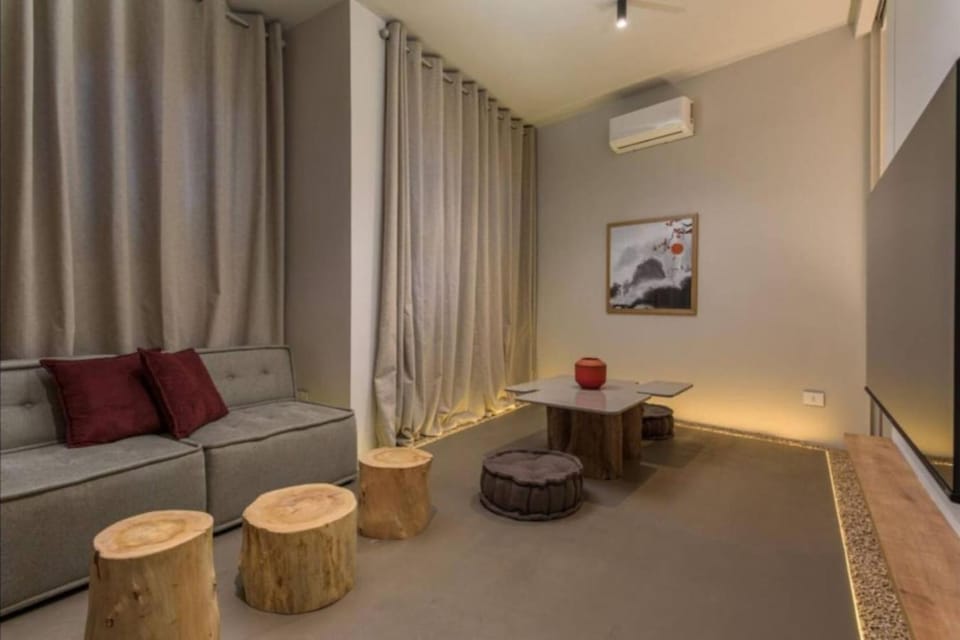 Living room, air conditioner