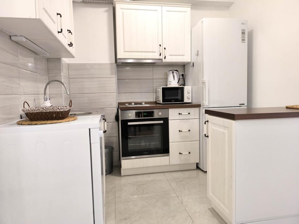 Kitchen or kitchenette, dishwasher, oven