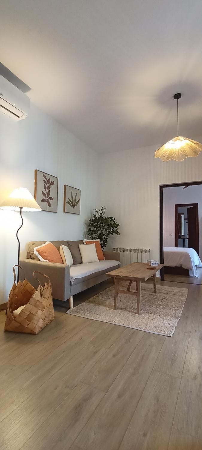 Living room, air conditioner