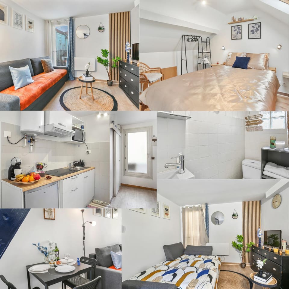 Toilet, Bed, Night, TV and multimedia, Kitchen or kitchenette, Living room, Decorative detail, Seating area, Dining area, towels, kitchen