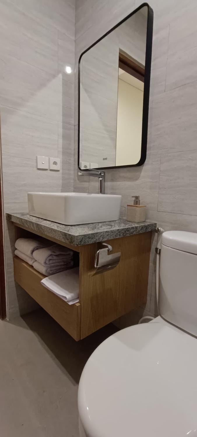 Toilet, Bathroom, towels