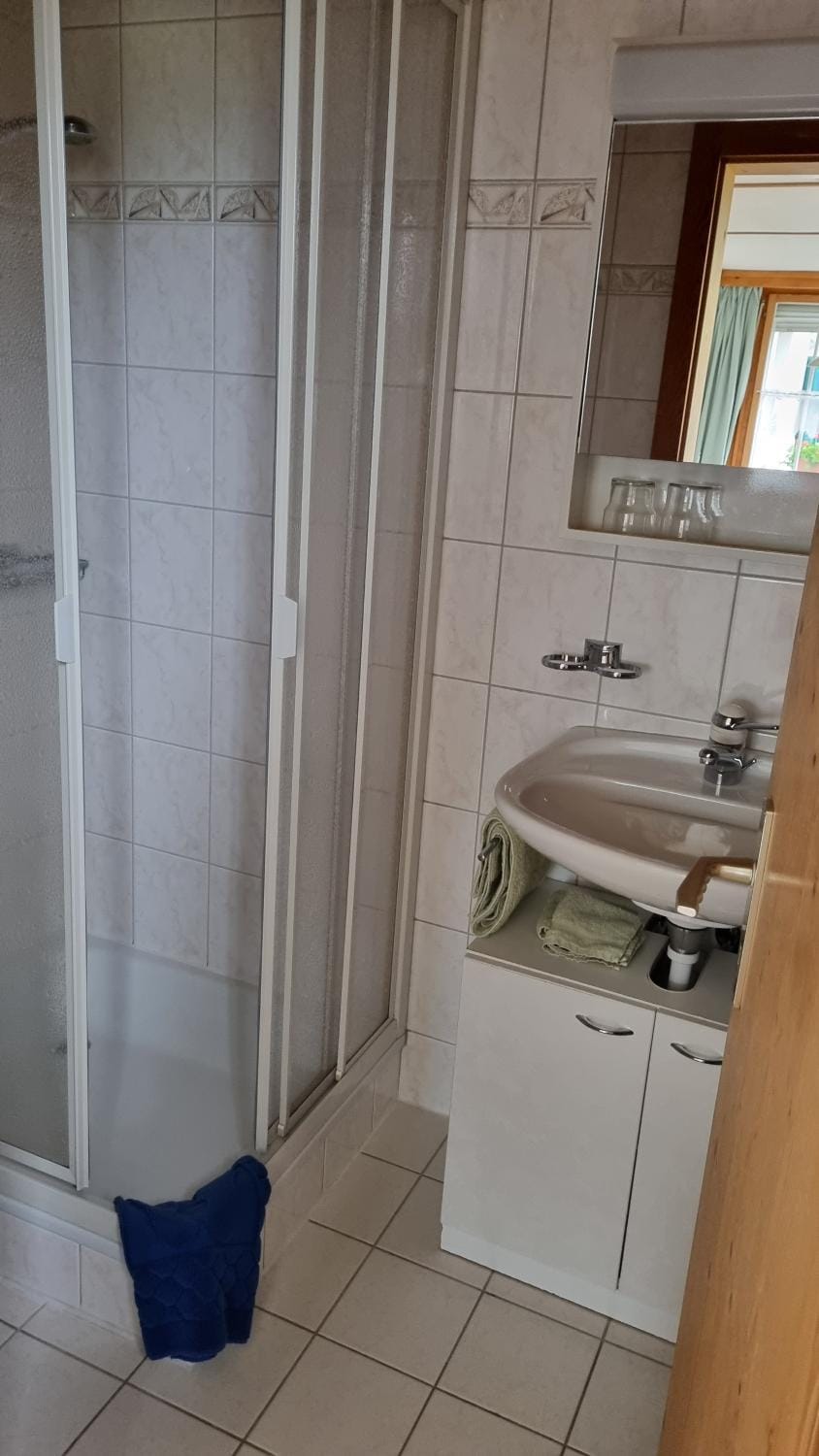 Shower, Bathroom, towels