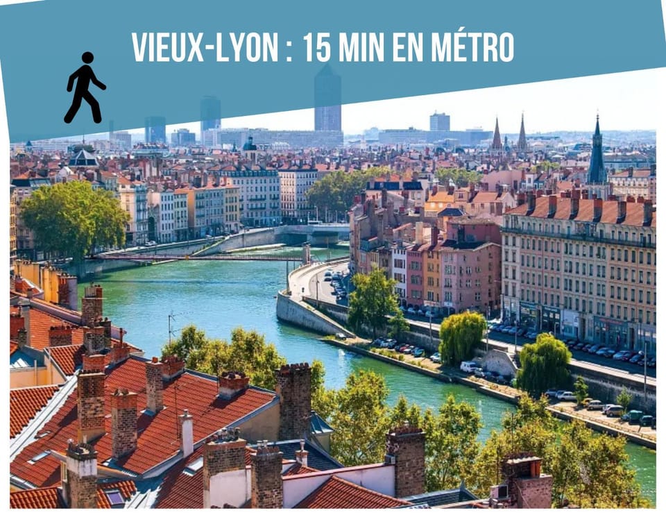 Lyon funky flat piscine et parking Apartment in Tassin-la-Demi-Lune