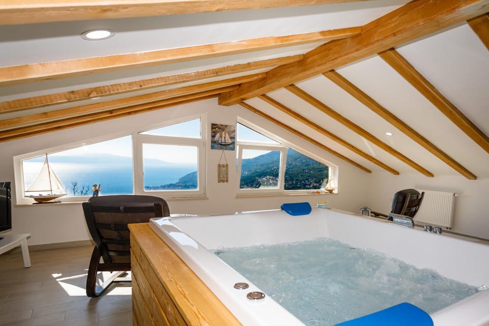 Villa Ivetta for 10 people near Opatija with sea view & children playground Villa in Primorje-Gorski Kotar County