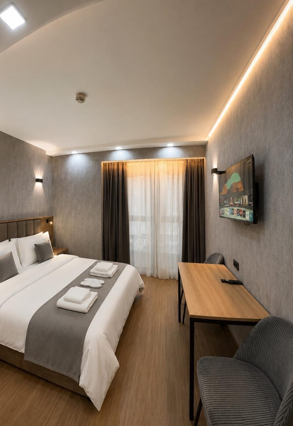 Grand panorama in alliance palace Apartment in Batumi