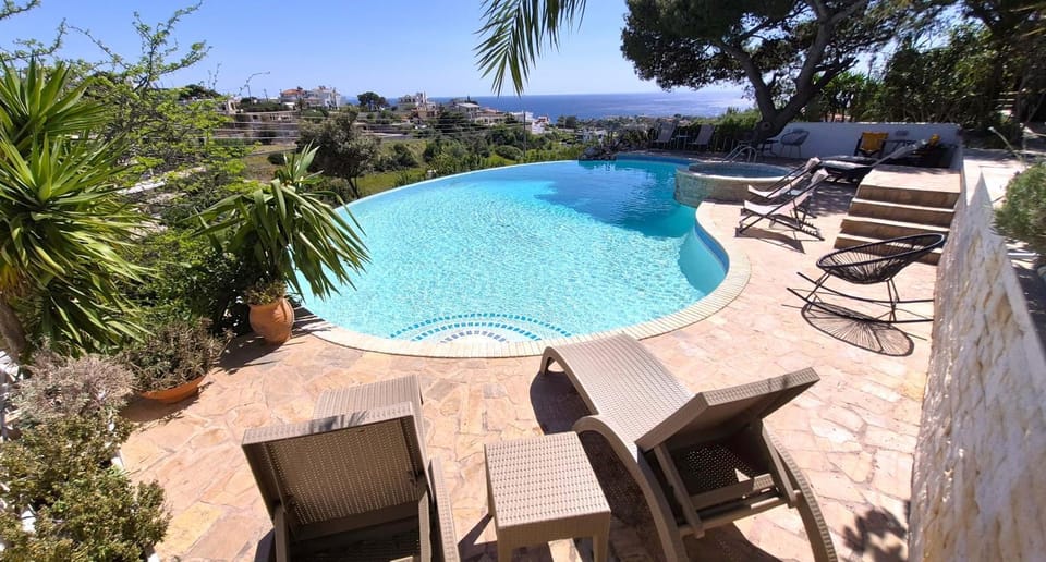 Pool view, Sea view, Swimming pool