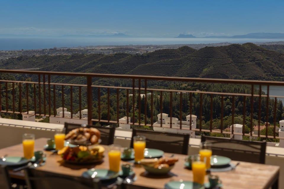 Day, View (from property/room), Balcony/Terrace, Balcony/Terrace, Food and drinks, Food, Mountain view, Sea view, Breakfast, Continental breakfast