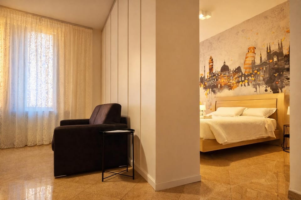 Bed, Living room, Photo of the whole room, Bedroom