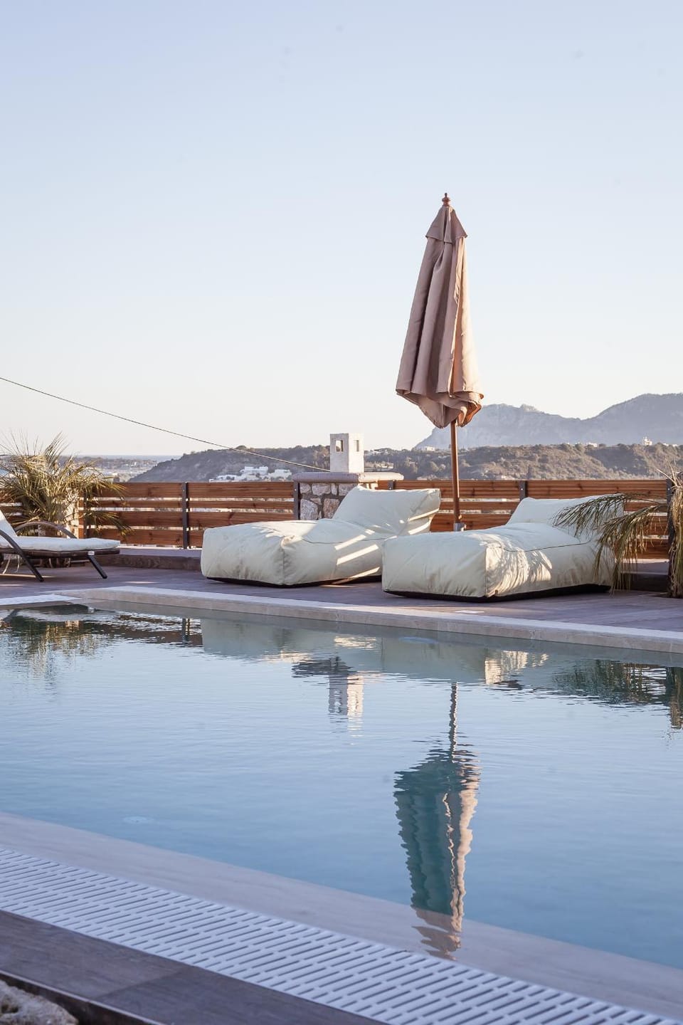 Natural landscape, Swimming pool, sunbed