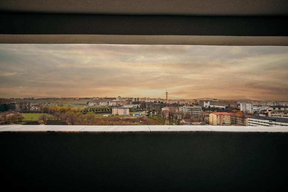City view, Sunset