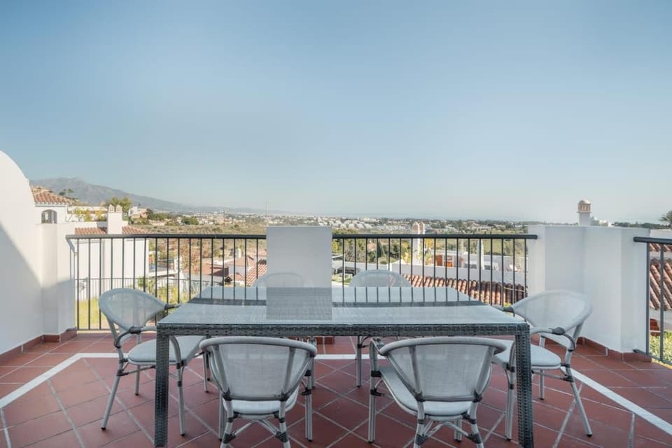 Natural landscape, Balcony/Terrace, Seating area, Mountain view, Sea view