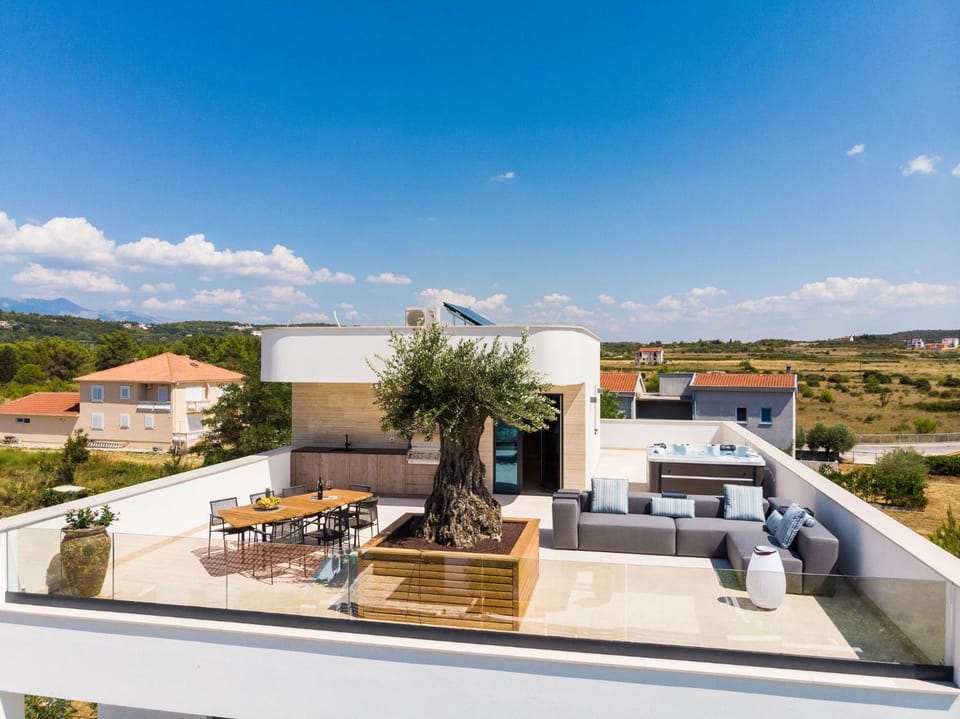 View (from property/room), Balcony/Terrace, furniture