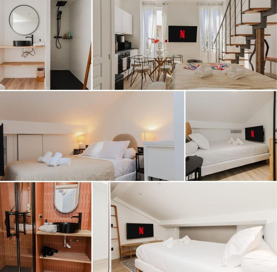 Modern 3BR Duplex Near Nice Port & Old Town | By Airnest Apartment in Nice