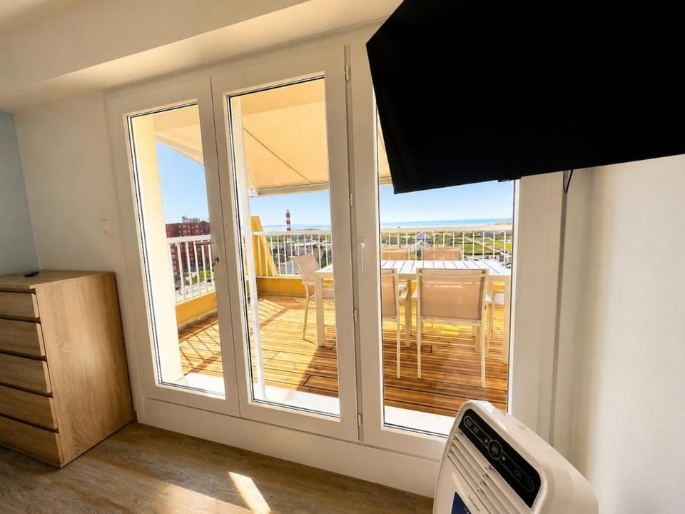 Vue panoramique au 8ème étage avec 3 Terrasses & 1 Parking à Berck-Plage Apartment in Berck