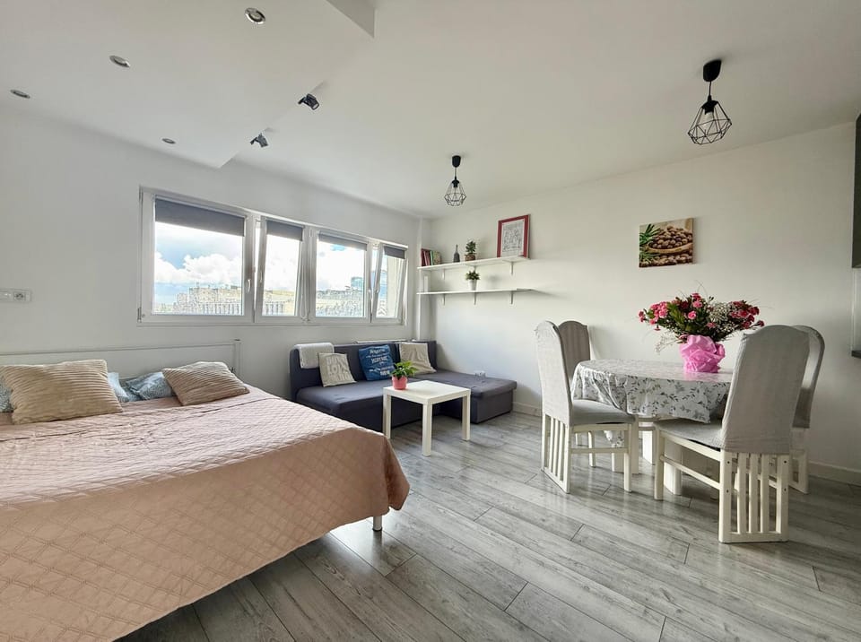 Bed, Living room, Photo of the whole room, Seating area, Dining area, Bedroom