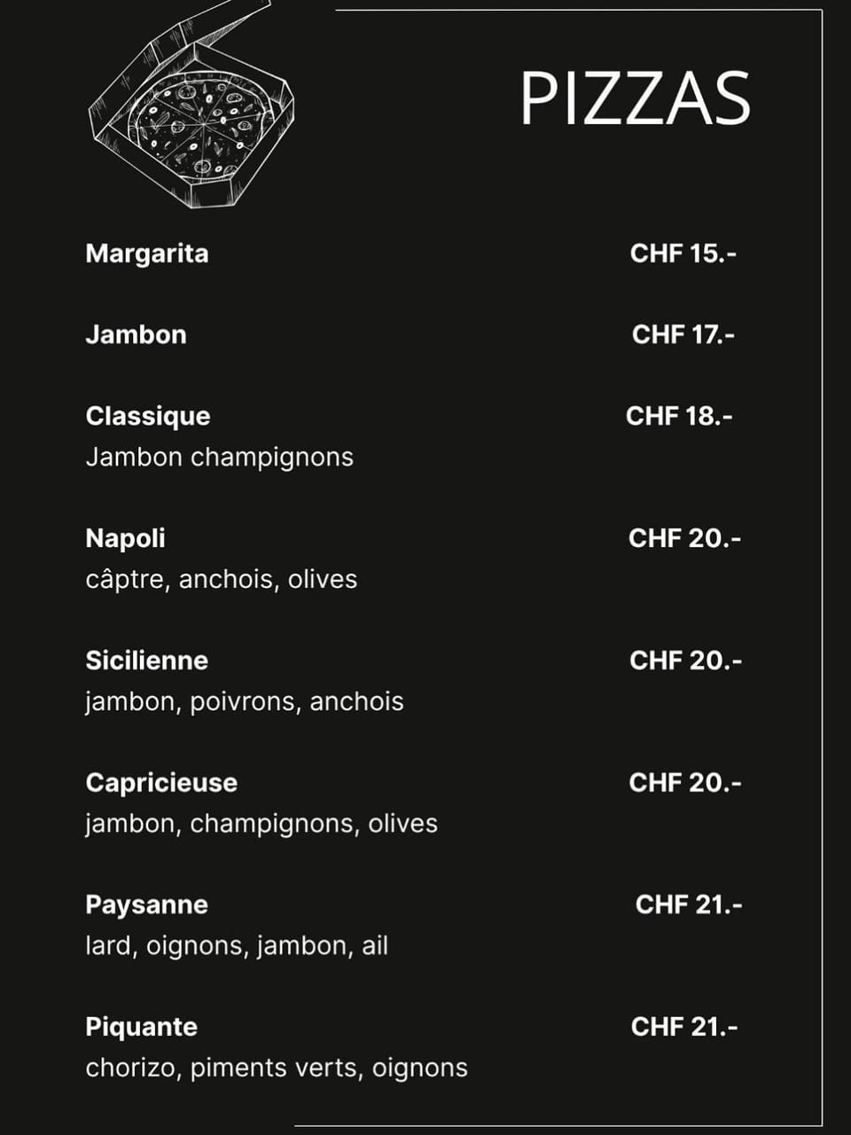 Restaurant/places to eat