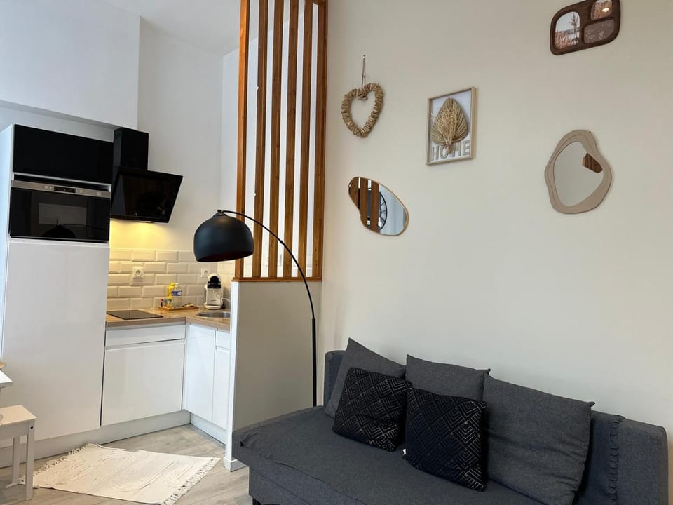Appart Cosy avec Terrasse - Ideal Couple - Zen - LeRelaisdOdile41 Apartment in Valenciennes