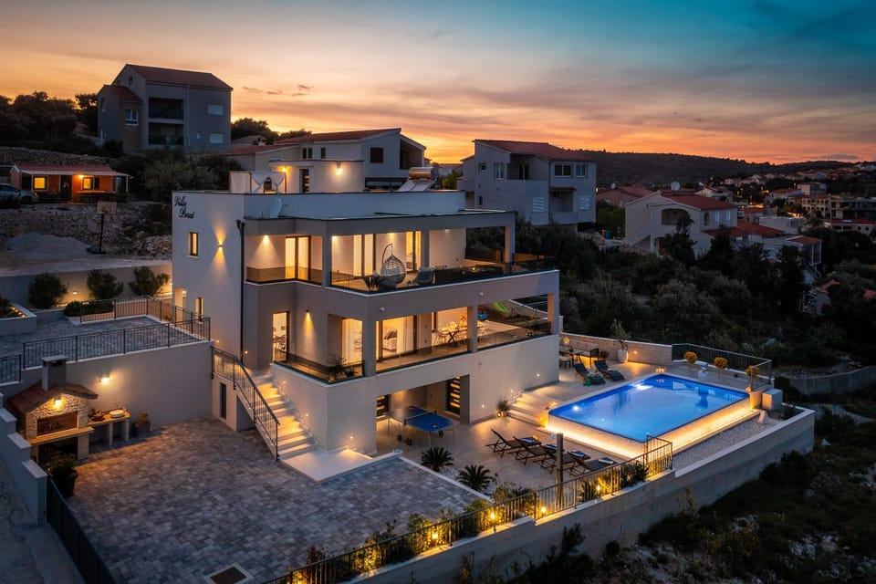 Property building, Patio, View (from property/room), Sunset