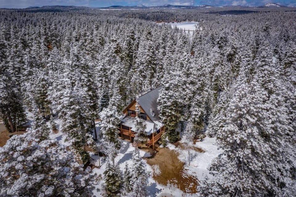 Natural landscape, Bird's eye view, Winter