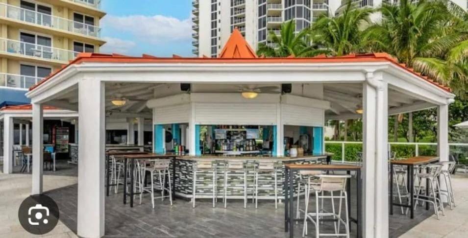 City view with balcony on the Beach Apartment in Sunny Isles Beach